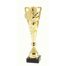 Beker goud met zwart marmeren voet