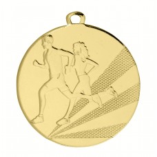 Medaille ijzer hardlopen 50 mm